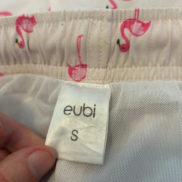 Eubi men’s pink flamingo lined swim shorts size small - Picture 8 of 9